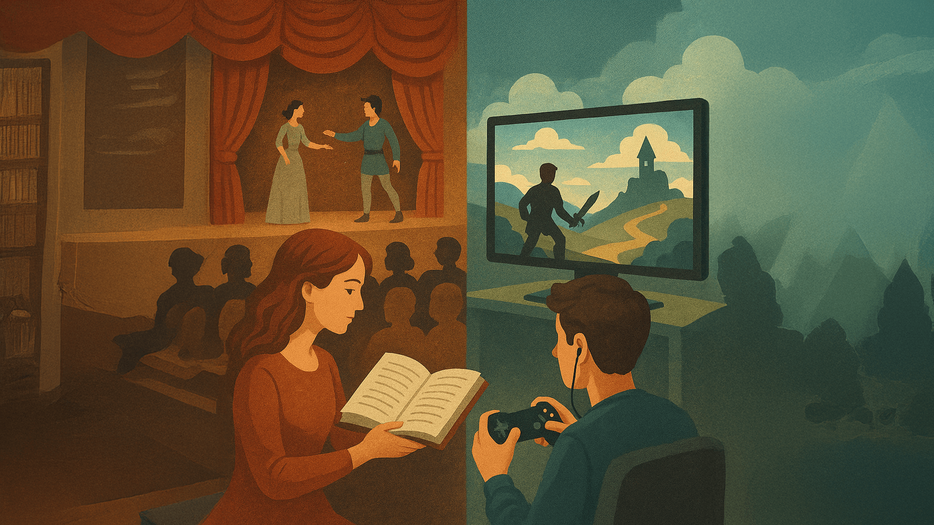 The Narrative Threshold: Literature at Virtual Narrative Exploring the Flow of Traditional Storytelling in the Age of Interactivity